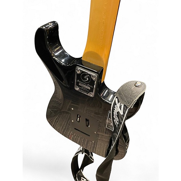 Used Greg Bennett Design by Samick malibu signature series Black Solid Body Electric Guitar