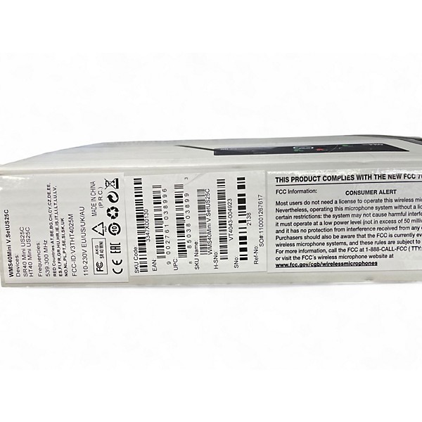 Used AKG WMS40 Mini Vocal Handheld Wireless System