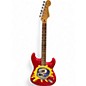 Used Fender STRATOCASTER SCREAMADELICA RED Solid Body Electric Guitar thumbnail