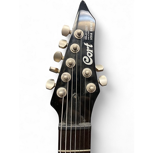 Used Cort VIVA 7 Black Solid Body Electric Guitar