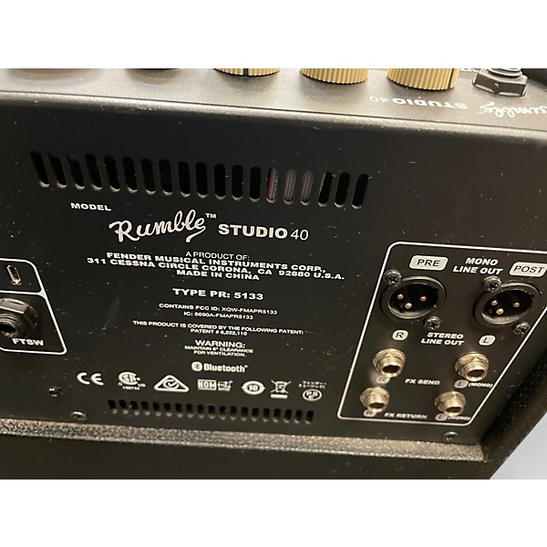 Used Fender RUMBLE STUDIO 40 Guitar Combo Amp