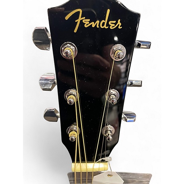 Used Fender CC60SCE Black Acoustic Electric Guitar