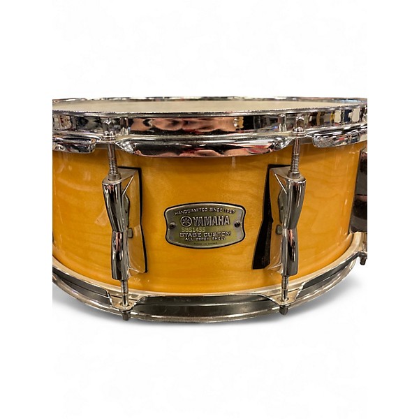 Used Yamaha 5.5X14 Stage Custom Snare Natural Drum