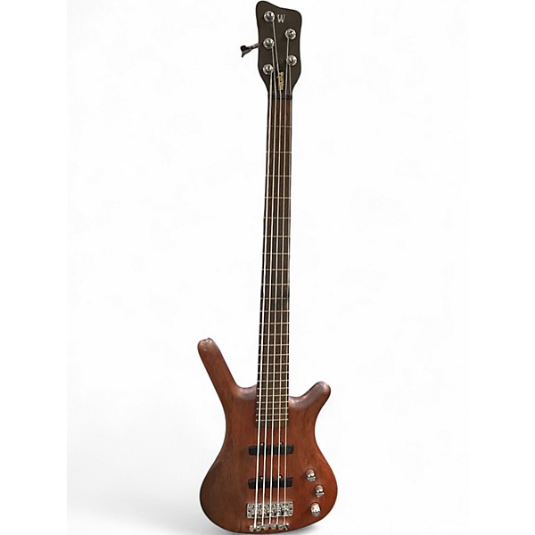 Used Warwick Corvette 5 GERMAN PRO Walnut Electric Bass Guitar