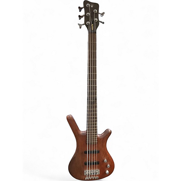 Used Warwick Corvette 5 GERMAN PRO Walnut Electric Bass Guitar