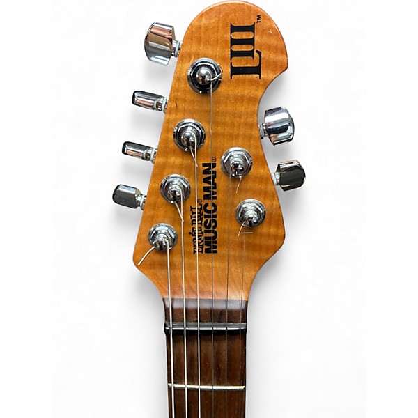 Used 2016 Ernie Ball Music Man Luke III BOHDI BLUE Solid Body Electric Guitar