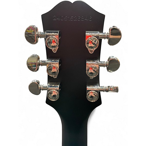 Used Epiphone Les Paul Traditional Pro IV Worn Ebony Solid Body Electric Guitar