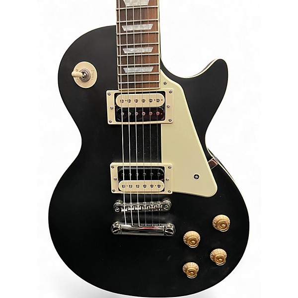 Used Epiphone Les Paul Traditional Pro IV Worn Ebony Solid Body Electric Guitar
