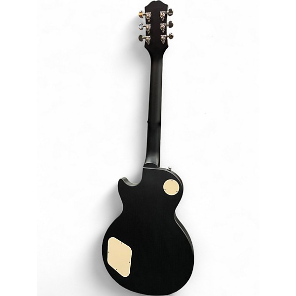 Used Epiphone Les Paul Traditional Pro IV Worn Ebony Solid Body Electric Guitar
