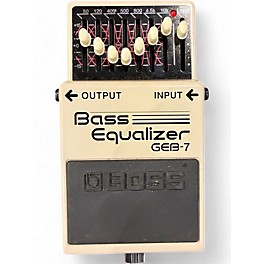 Used BOSS GEB7 7 Band Bass Equalizer Bass Effect Pedal