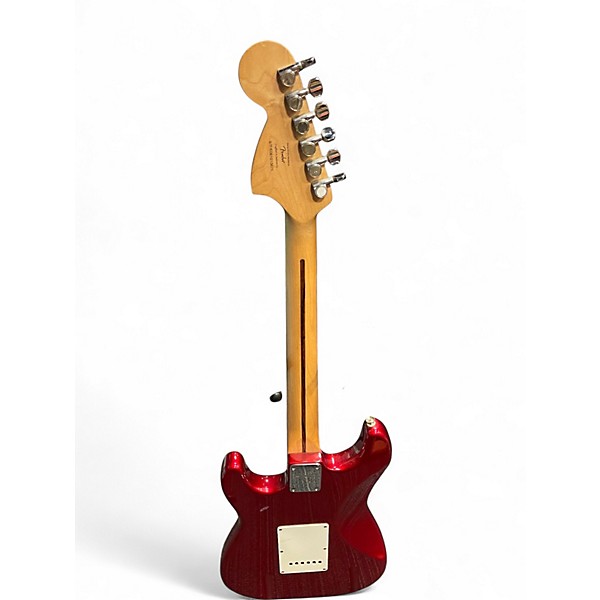 Used Squier STRATOCASTER RED Solid Body Electric Guitar