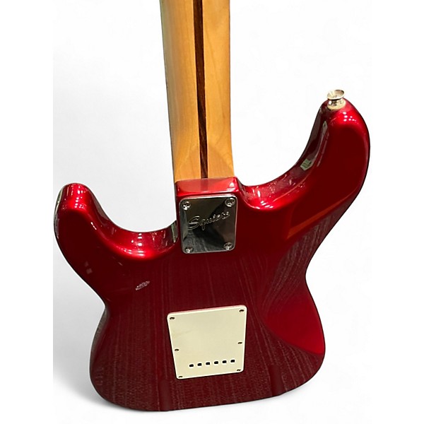 Used Squier STRATOCASTER RED Solid Body Electric Guitar