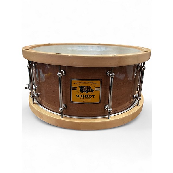 Used Pdp 14in WOODY MAPLE SNARE BROWN Drum