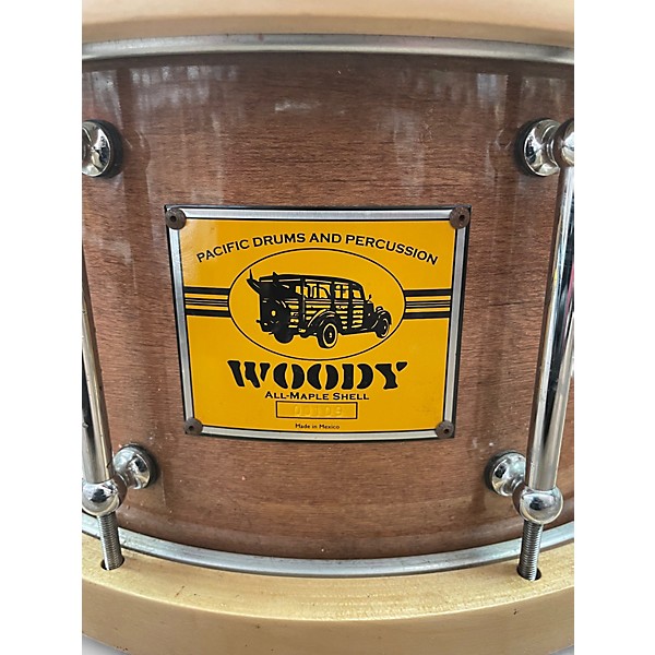 Used Pdp 14in WOODY MAPLE SNARE BROWN Drum