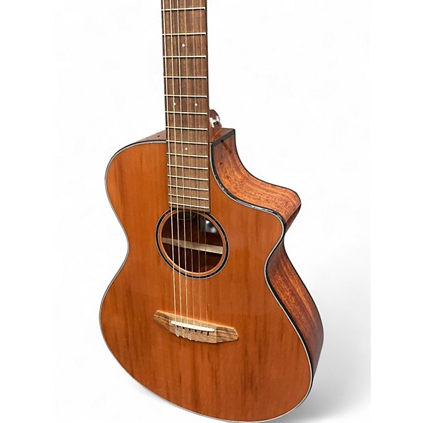 Used Breedlove Discovery S Concert CE Nylon Natural Acoustic Electric Guitar