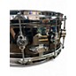 Used DW 14in Black Nickel Over Brass Snare Drum 14x6.5 BLACK NICKEL Drum