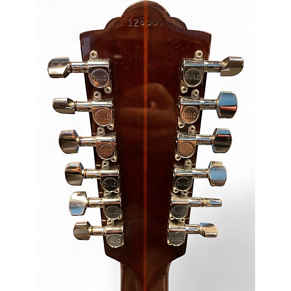 Used Guild F212XL Natural 12 String Acoustic Electric Guitar