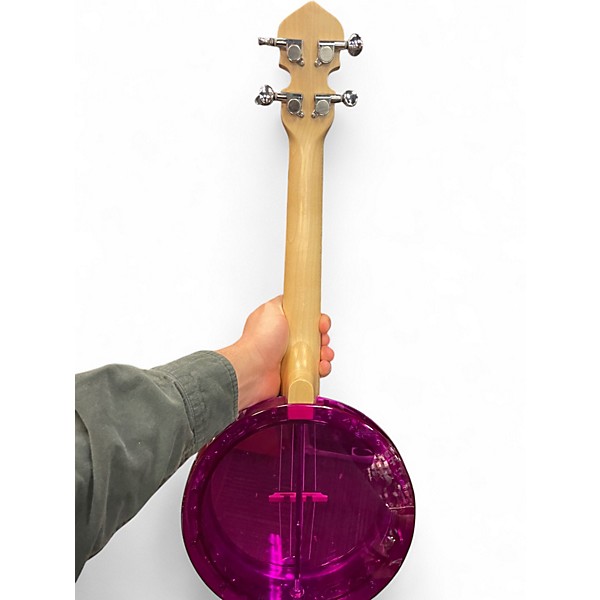 Used Gold Tone banjolele magenta Ukulele