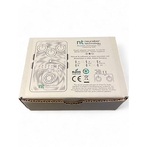 Used Neunaber WET STEREO REVERB Effect Pedal