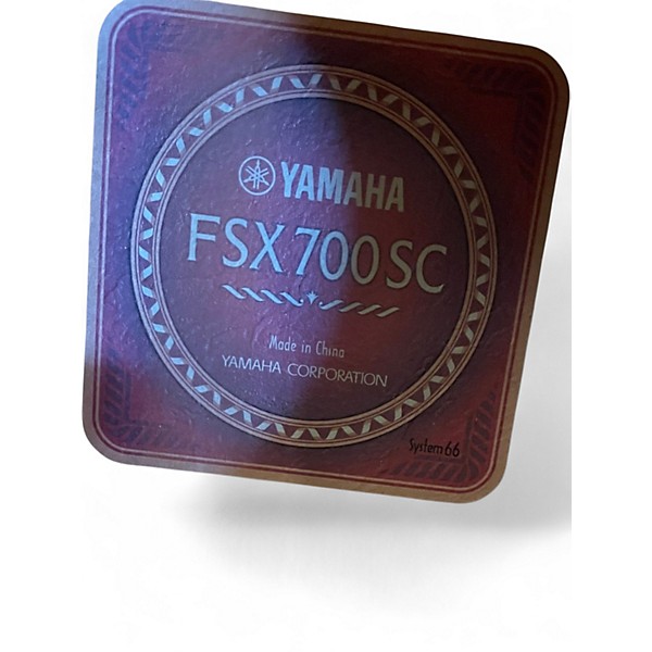 Used Yamaha FSX700SC Natural Acoustic Electric Guitar