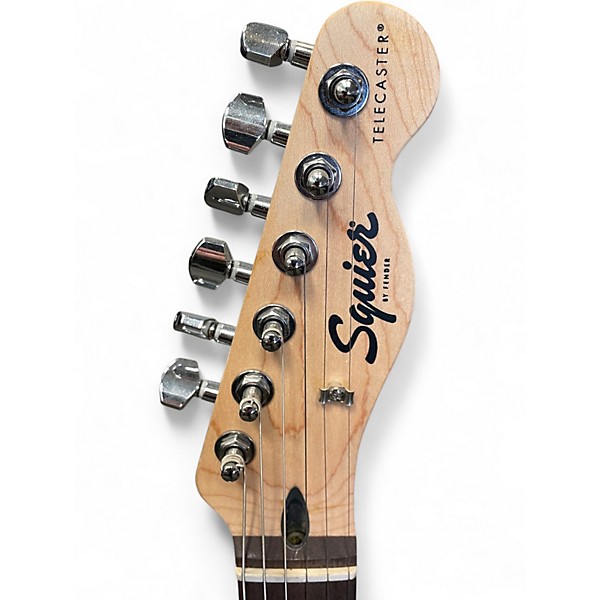 Used Squier Telecaster SURF GREEN Solid Body Electric Guitar