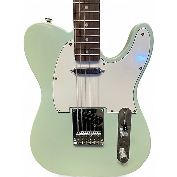 Used Squier Telecaster SURF GREEN Solid Body Electric Guitar