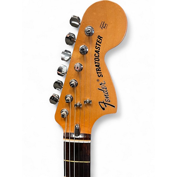 Used Fender Vintera 70s Stratocaster Surf Green Solid Body Electric Guitar