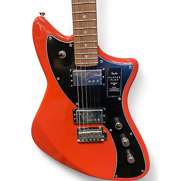 Used Fender Player Plus Meteora HH Fiesta Red Solid Body Electric Guitar