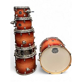 Used Mapex 6 Piece Armory Redwood Burst Drum Kit