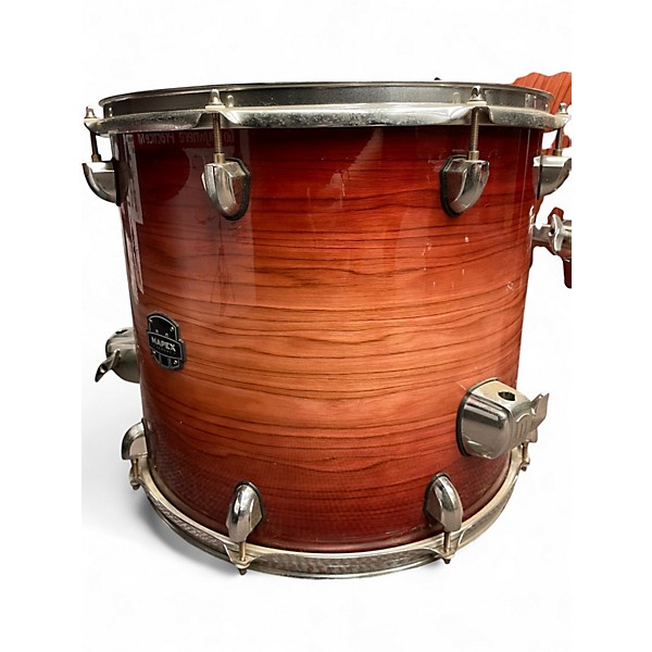 Used Mapex 6 Piece Armory Redwood Burst Drum Kit