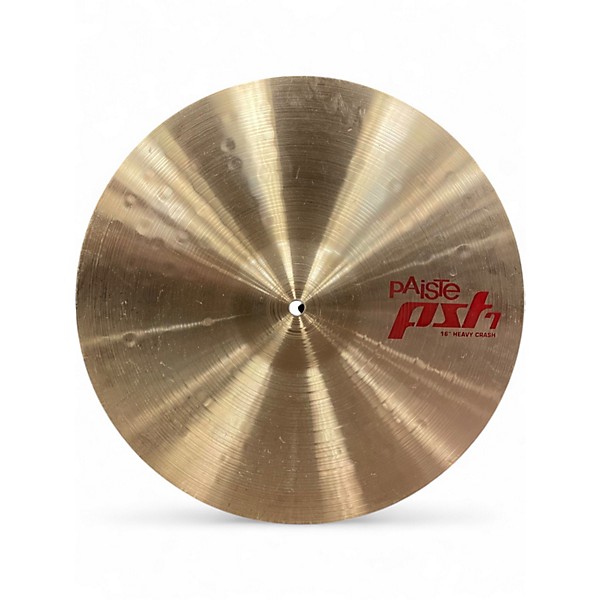Used Paiste 16in PST7 Heavy Crash Cymbal