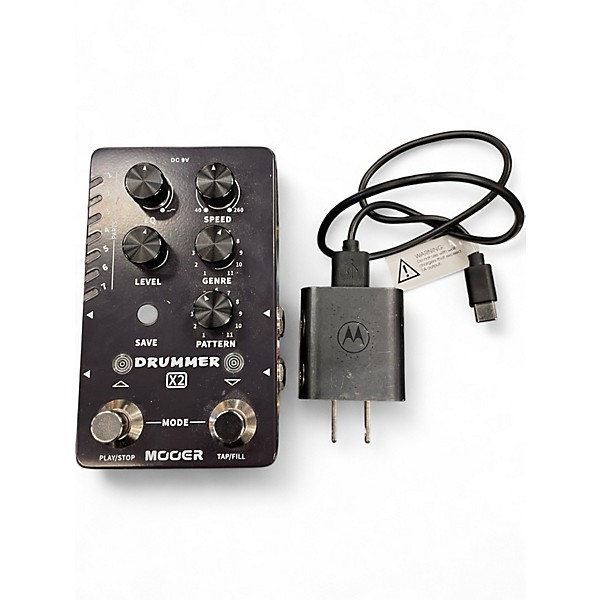Used Mooer DRUMMER Percussion Stomp Box