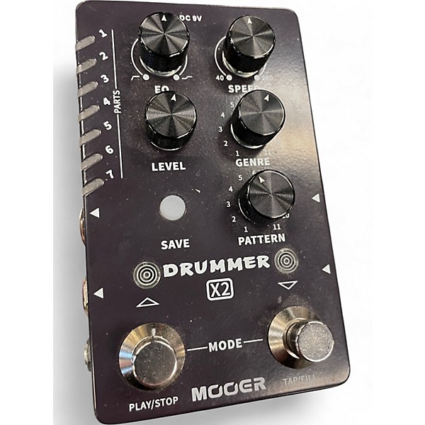 Used Mooer DRUMMER Percussion Stomp Box