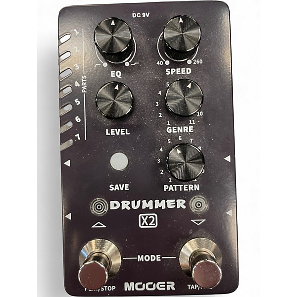 Used Mooer DRUMMER Percussion Stomp Box