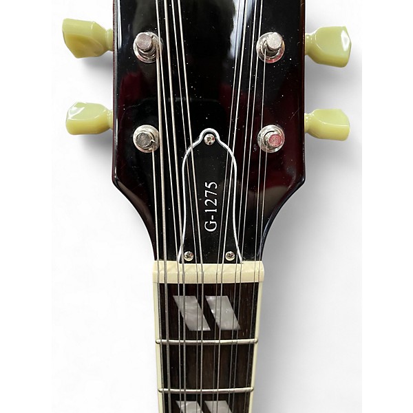 Used Epiphone G1275 Double Neck Cherry Solid Body Electric Guitar