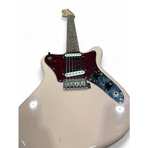 Used Squier PARANORMAL SERIES SUPER-SONIC SHELL PINK Solid Body Electric Guitar