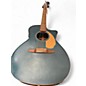 Used Fender newporter ocean teal Acoustic Electric Guitar