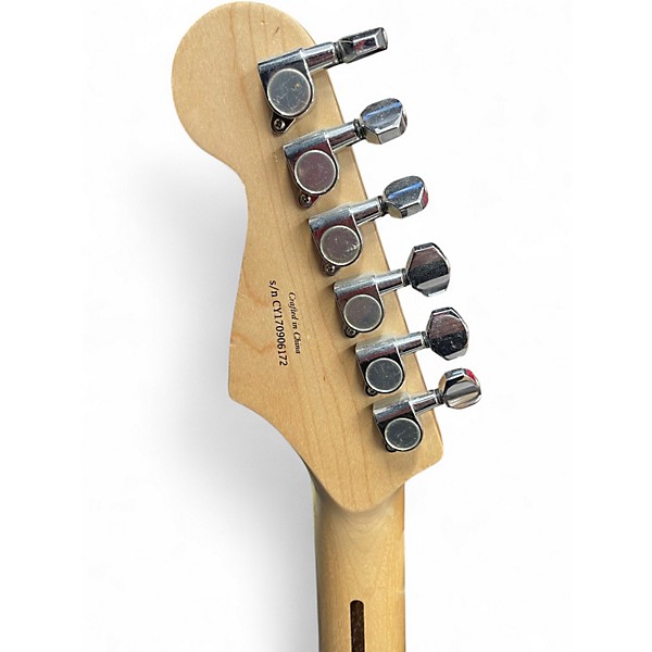 Used Squier Contemporary Stratocaster Metallic Black Solid Body Electric Guitar