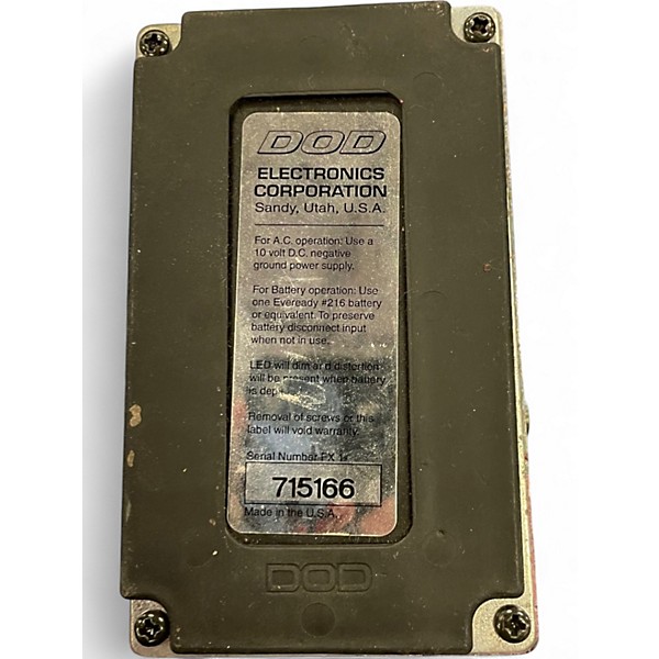 Used DOD VIBRO THANG FX22 Effect Pedal