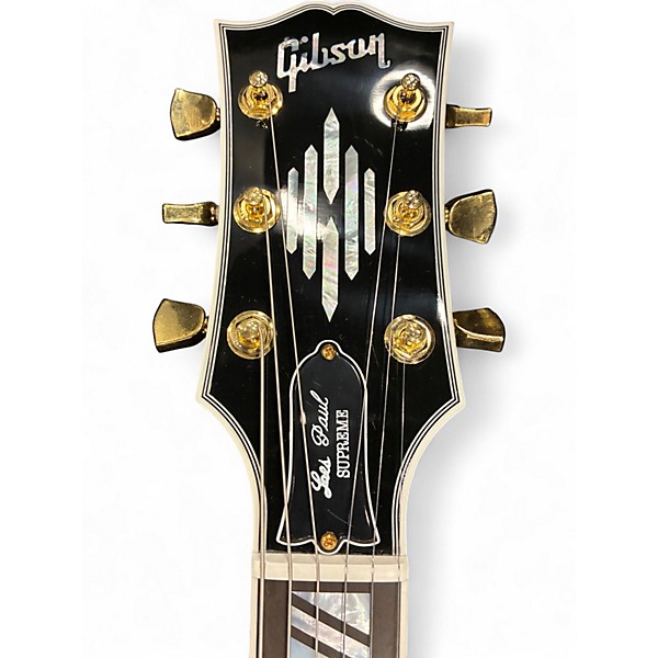 Used 2024 Gibson Les Paul Supreme Transparent Ebony Burst Solid Body Electric Guitar