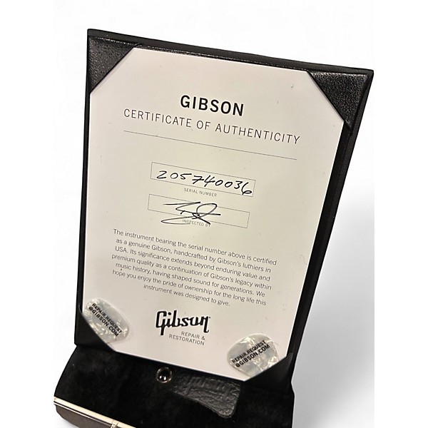 Used 2024 Gibson Les Paul Supreme Transparent Ebony Burst Solid Body Electric Guitar