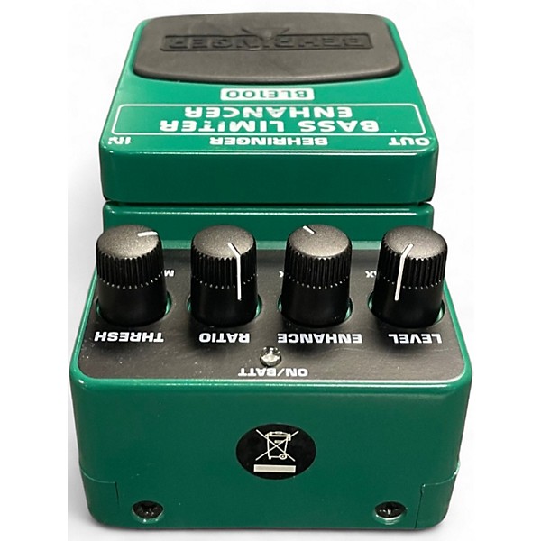 Used Behringer BLE100 Bass Limiter Enhancer Bass Effect Pedal