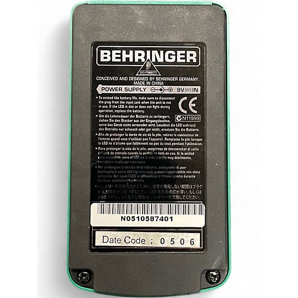 Used Behringer BLE100 Bass Limiter Enhancer Bass Effect Pedal
