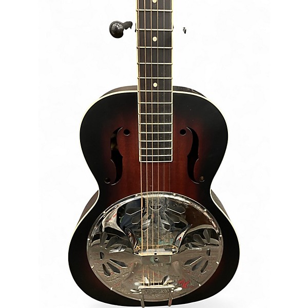 Used Gretsch Guitars G9220 Bobtail Round Neck Sunburst Resonator Guitar