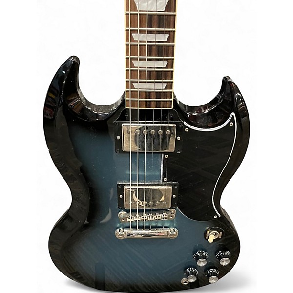 Used Gibson SG STANDARD 61' PELHAM BLUE BURST Solid Body Electric Guitar