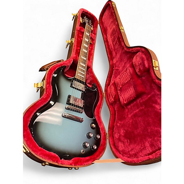 Used Gibson SG STANDARD 61' PELHAM BLUE BURST Solid Body Electric Guitar