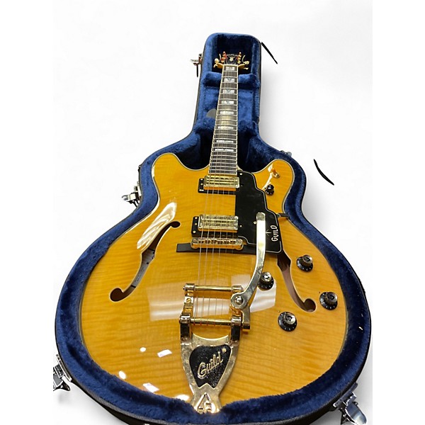 Used Guild SF-V1 Natural Hollow Body Electric Guitar