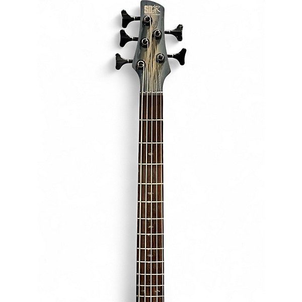 Used Ibanez SR605 5 String Cosmic Blue Electric Bass Guitar