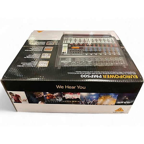 Used Behringer EUROPOWER PMP500 Powered Mixer