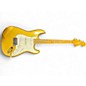 Used Squier Partscaster Scalloped Stratocaster Gold Solid Body Electric Guitar thumbnail